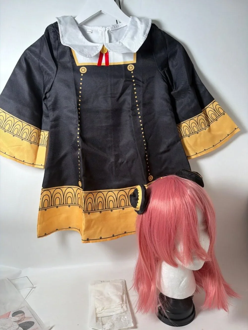 Anime Anya Forger Cosplay Set Halloween Costume Little Girl Size 110 4-5 yrs